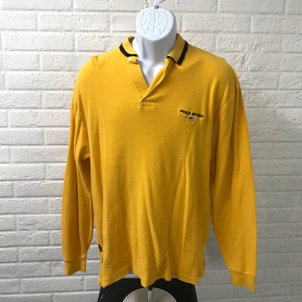 Vintage Polo Sport long sleeve polo Medium